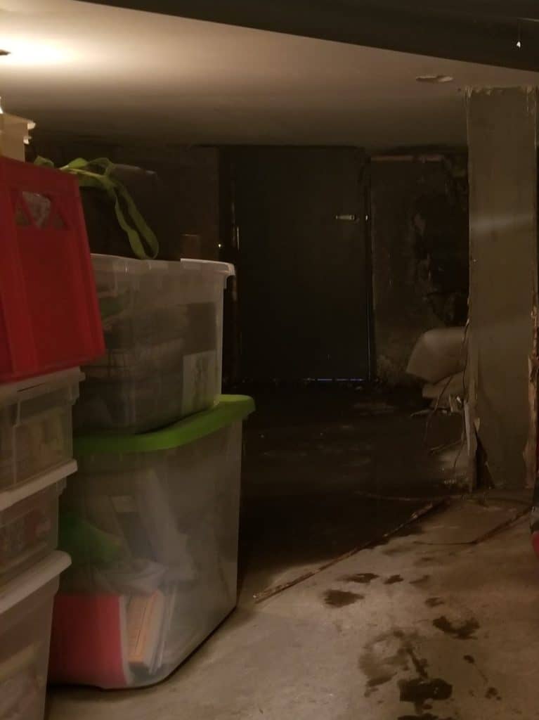 water in basement
