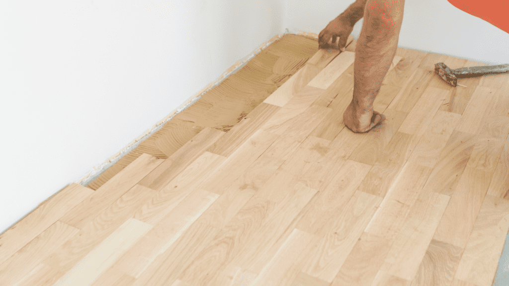 Glue The Floor Insulation