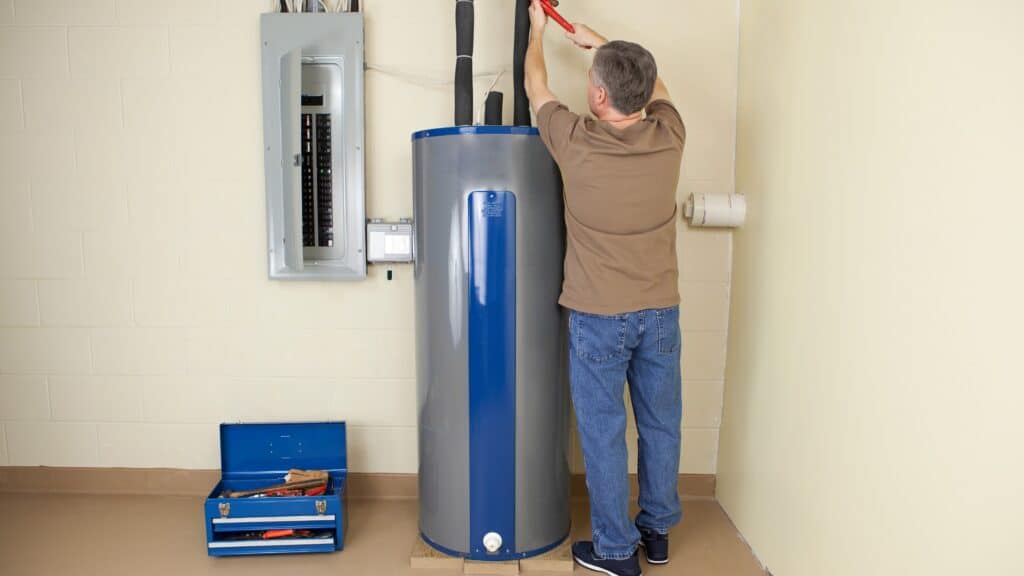 size of water heater