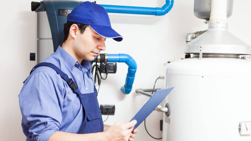 size of water heater
