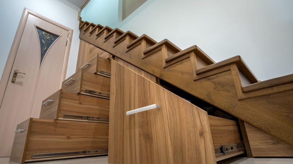 space utilization under staircase