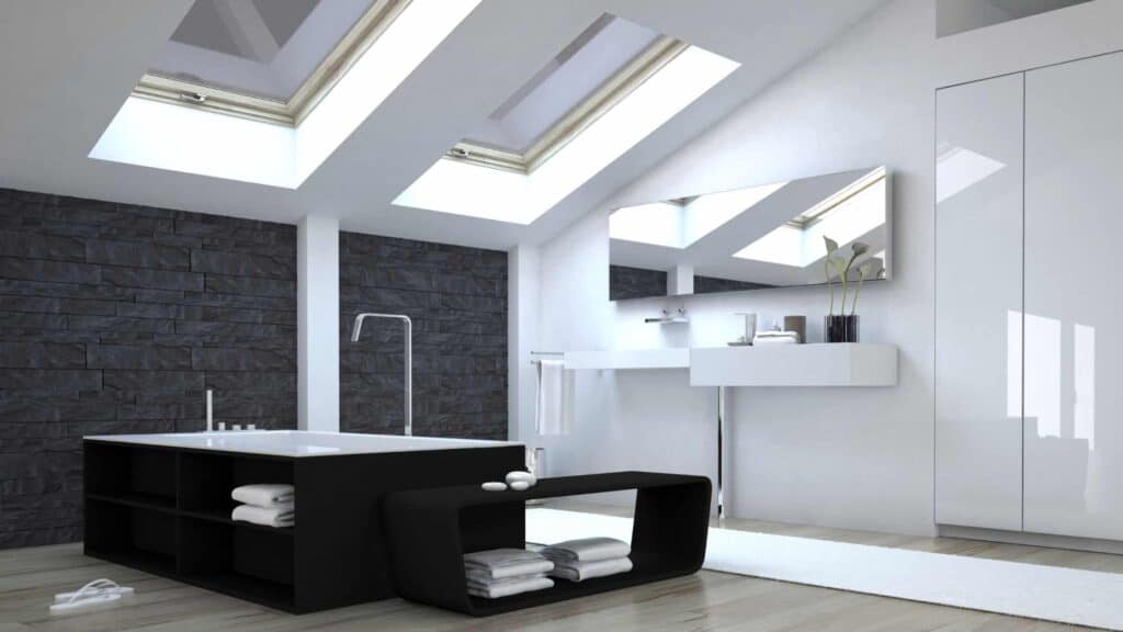types of skylights for bathrooms
