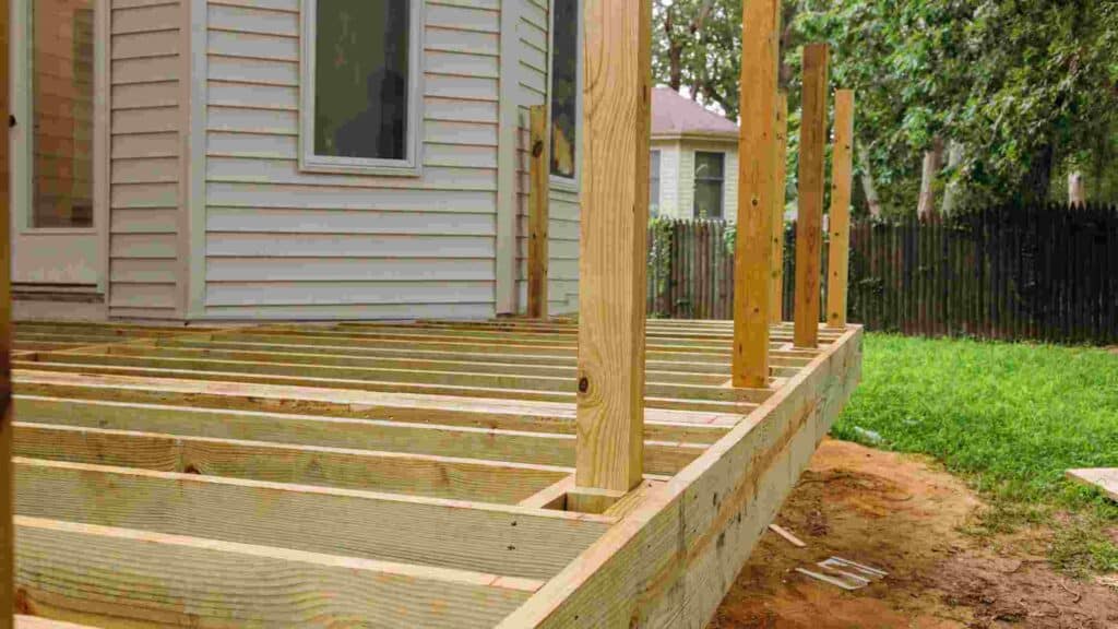 how to build a backyard deck diy