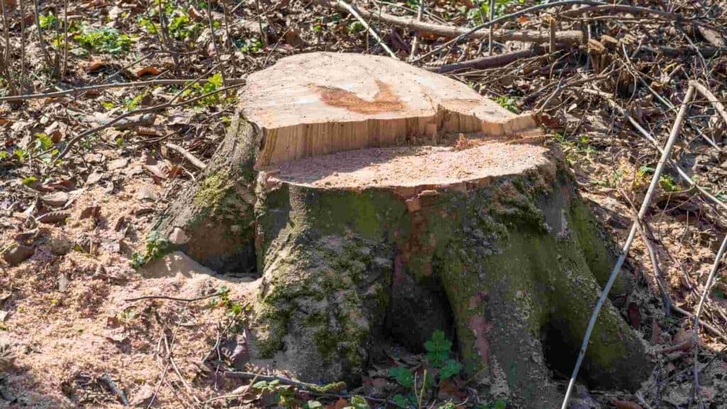 how to remove a tree stump by hand